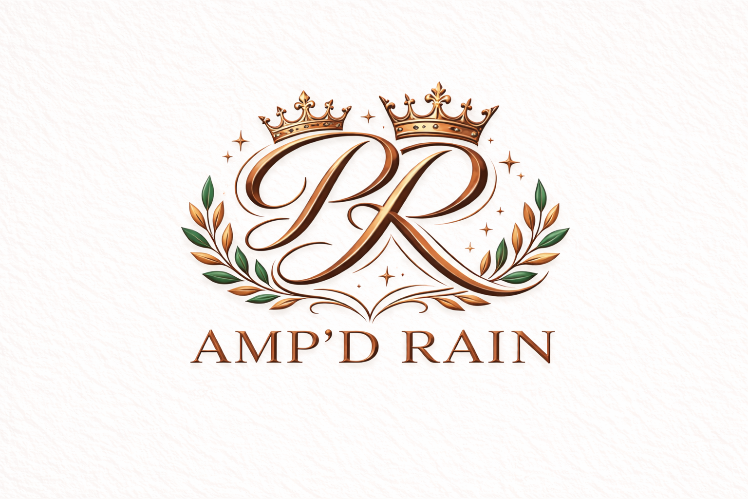 AMP'D RAIN wordmark logo