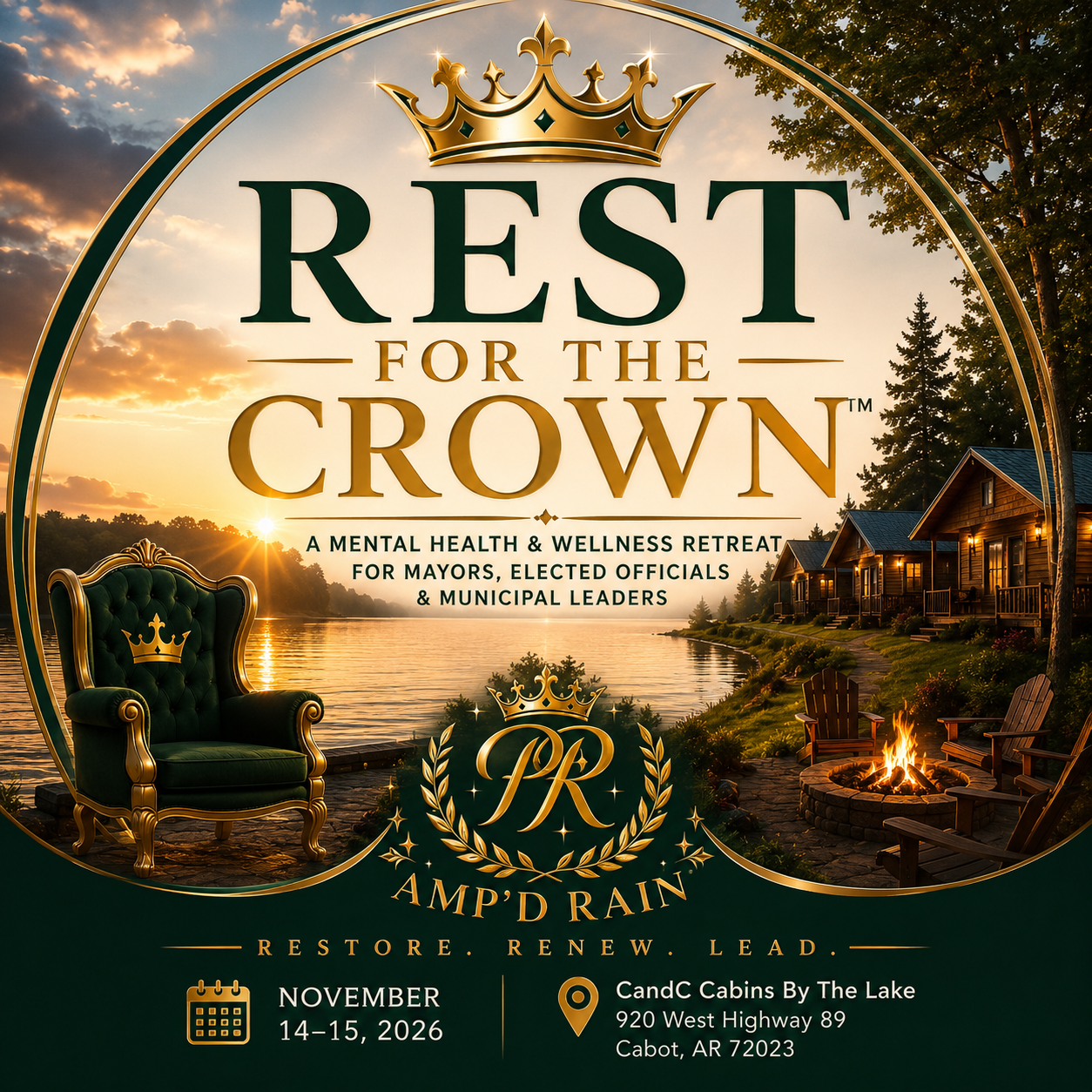 Rest for the Crown retreat flyer